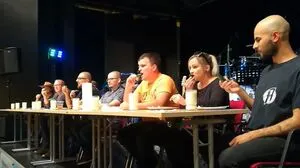 Bei dem schärferen Stücken gehörte auch Überwindung dazu