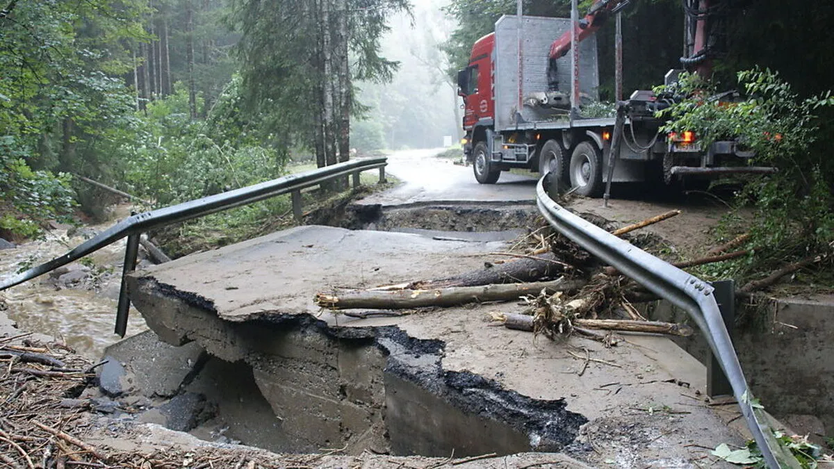 Schwere Unwetterschäden im Lavanttal