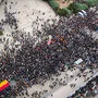Ein Bild von den Protesten am Samstag