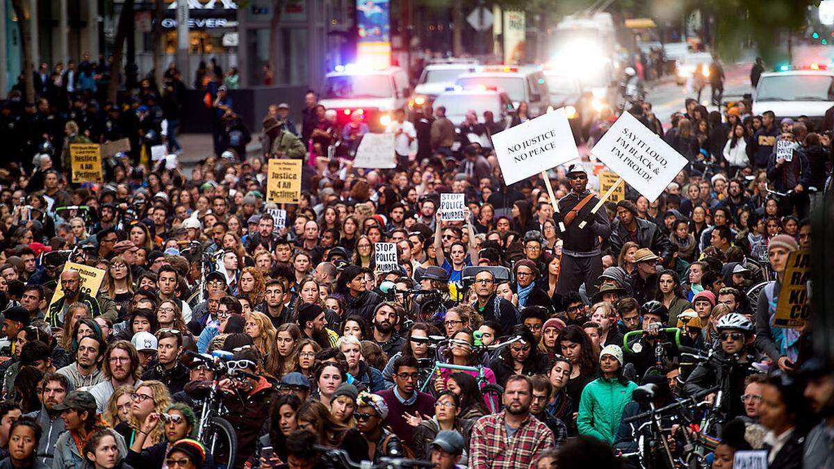 Demonstrationen in San Francisco