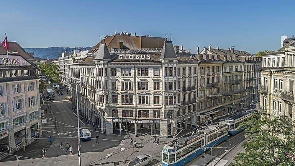 Das Luxus-Kaufhaus Globus in Zürich