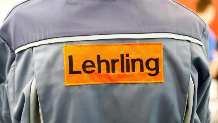 Die Jacke eines Lehrlings