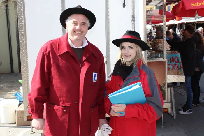 Das Team der Agrargemeinschaft Eberndorf war mit dem Inkasso der Standgebühren beschäftigt.
