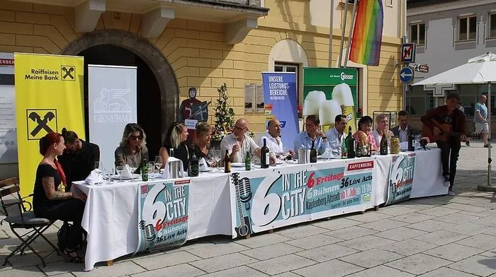 Die Kapfenberger Gastronomen stellten das Programm vor