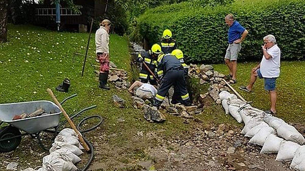 Insgesamt 35 Schadstellen wurden gesichert