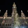 Seit Freitagabend leuchtet der Wiener Rathausplatz weihnachtlich