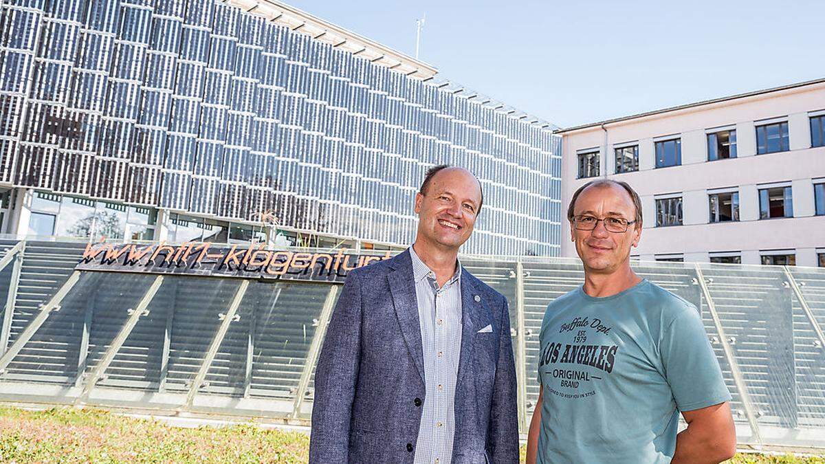 Direktor Michael Archer und Werkstättenleiter Andreas Albel sind federführend im Projekt involviert