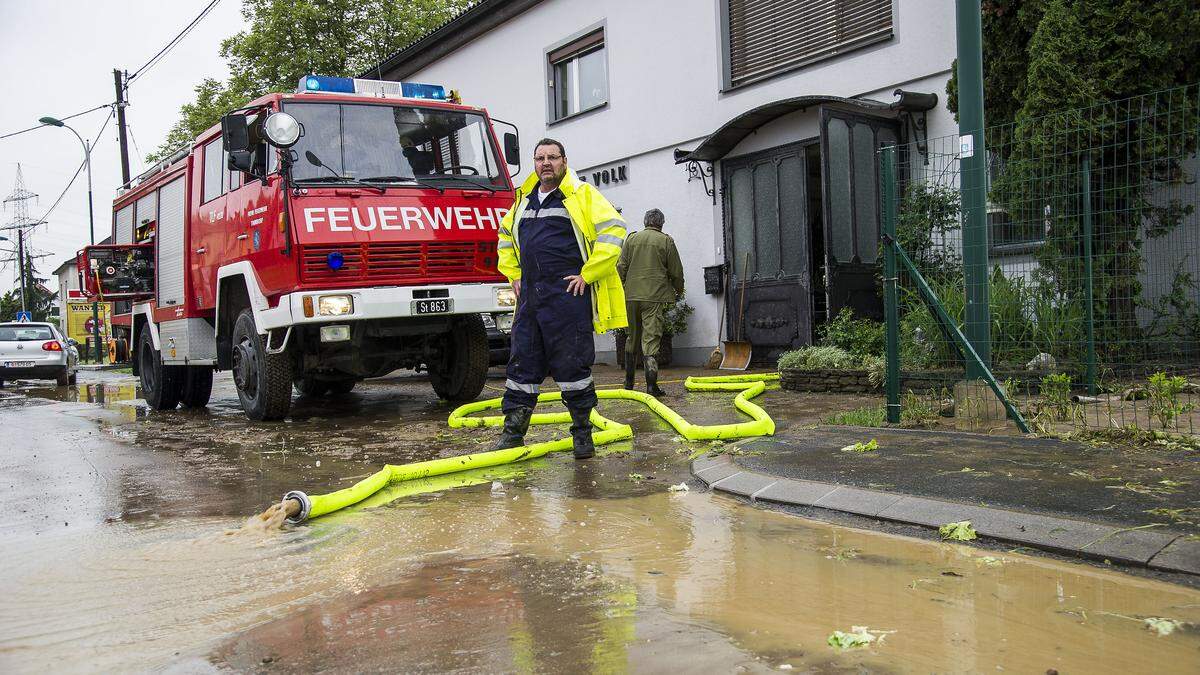 Gössendorf 2013: Durch Baumaßnahmen konnten Hochwasserkatastrophen in den letzten Jahren verhindert werden