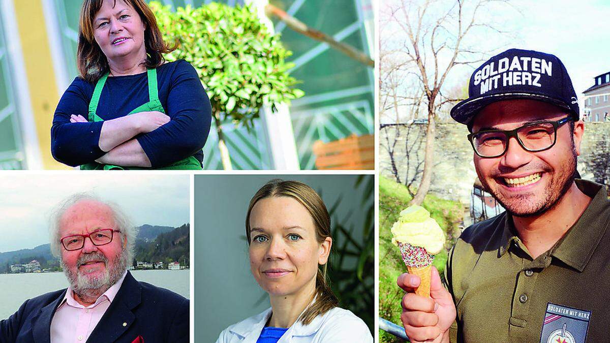 Barbara Wakonig, Hans-Werner Frömmel, Michaela Leopold und John Patrick Platzer