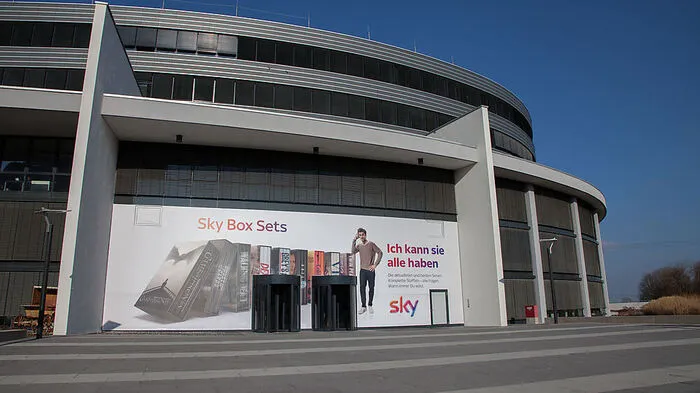 Der Firmensitz von Sky Deutschland bei München