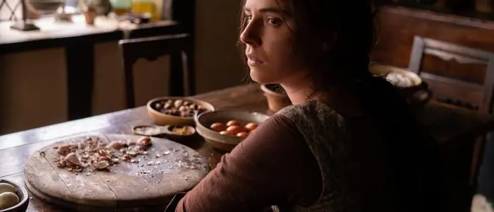 Buckley spielt im Film Agnes, die Frau von William Shakespeare.