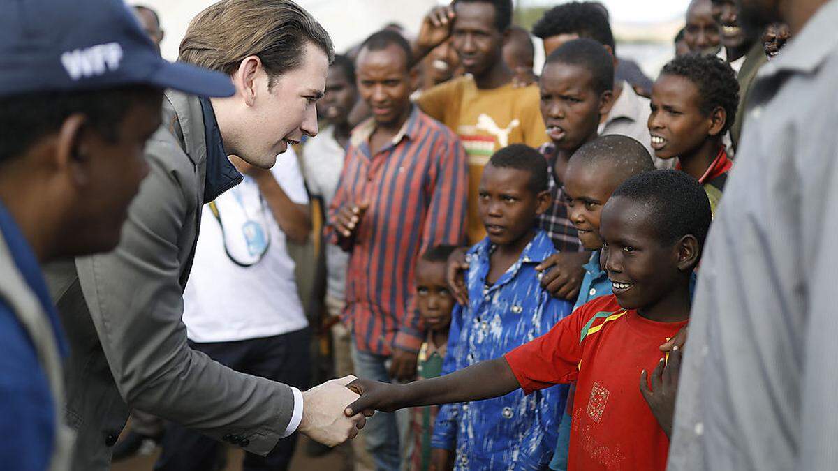 Besuchin Jijiga: Sebastian Kurz 