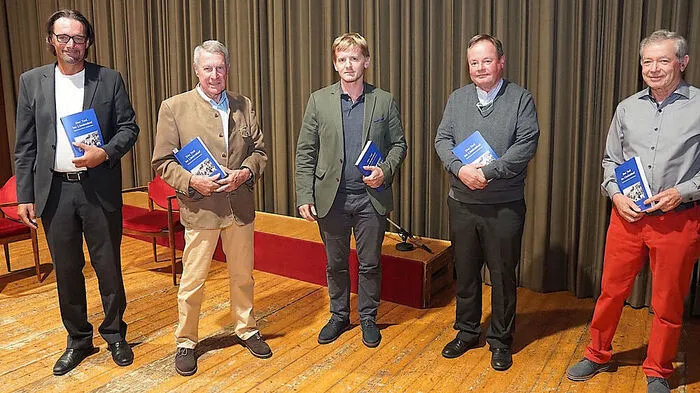 Peter Elwitschger, Heinz Jungmeier, Gerhard Katschnig, Johann Schuster und Kurt Gasser