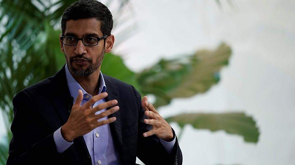 Google-Chef Sundar Pichai sieht Gesichtserkennungs-Software kritisch