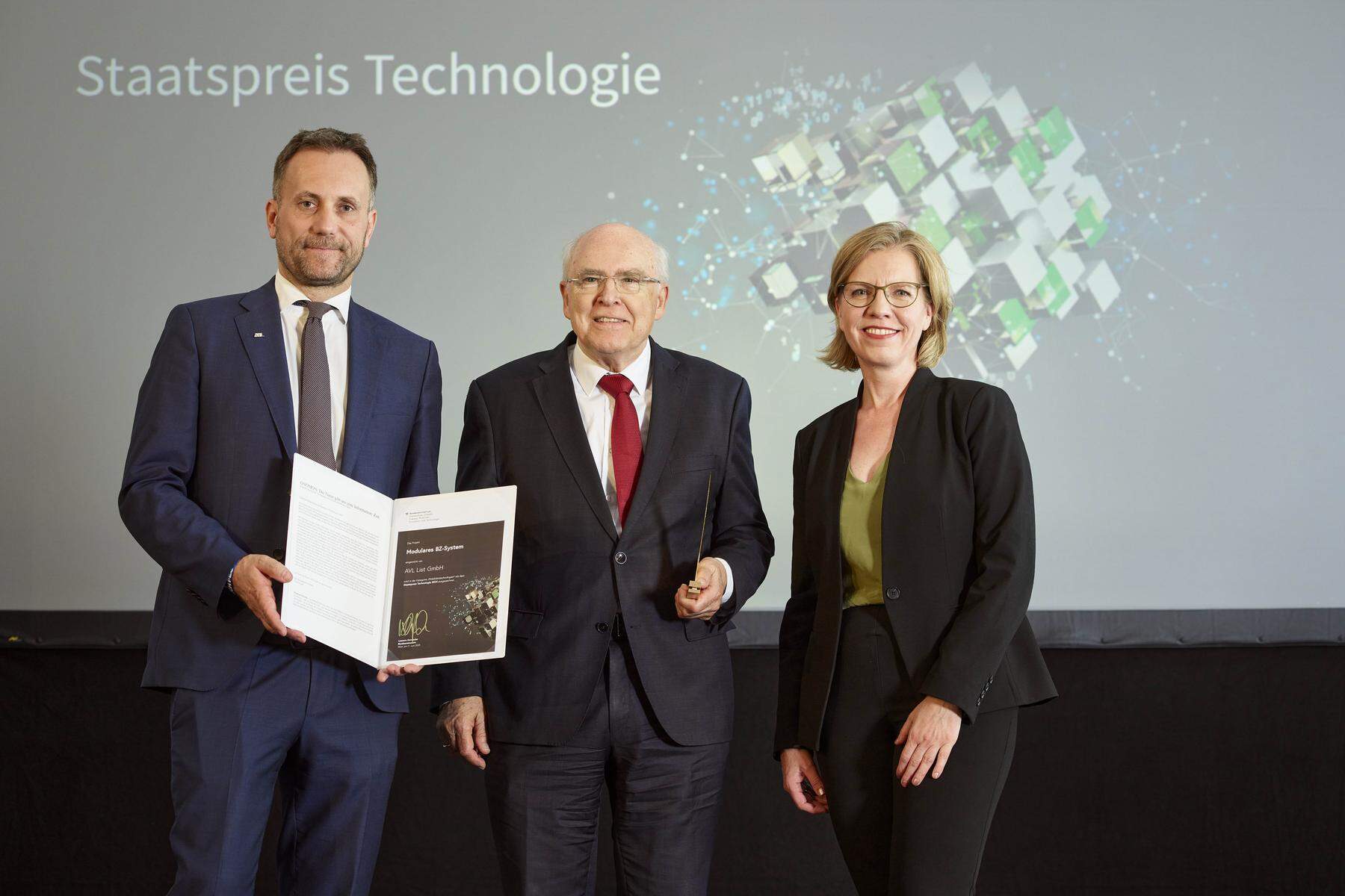 Staatspreis für AVL: Höchste Auszeichnung für das modulare Wasserstoff-Brennstoffzellensystem von AVL