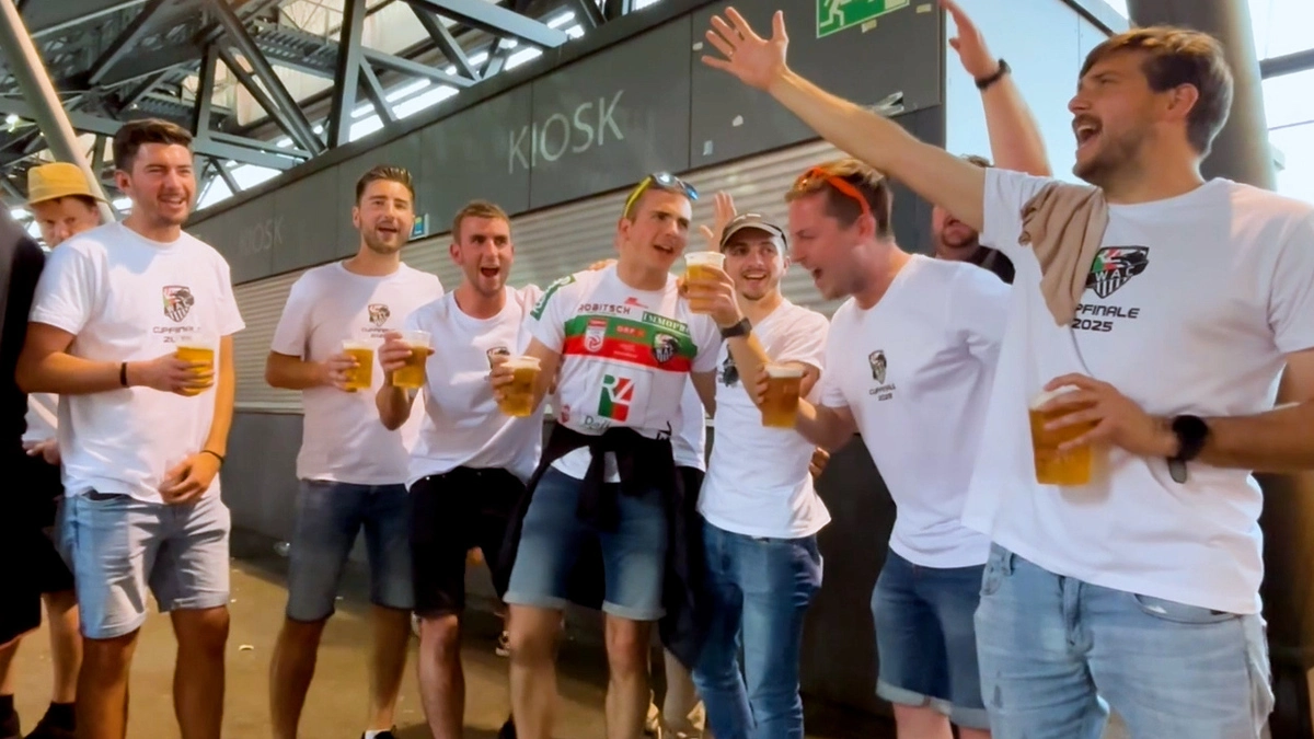 Fans, WAC, Fußball | Die Fans sangen für ihren WAC