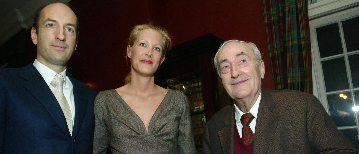 Christoph und Eva Dichand mit dem 2010 verstorbenen Hans Dichand 