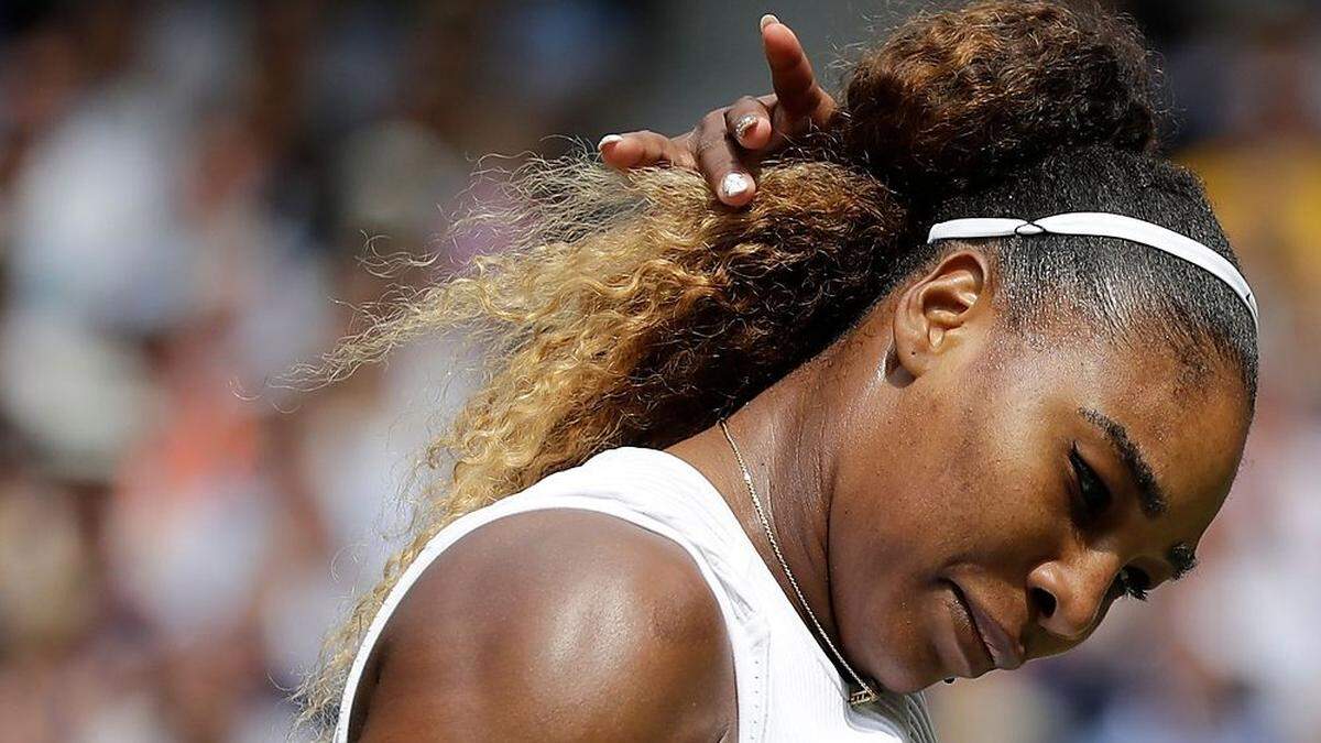 Enttäuscht: Serena Williams