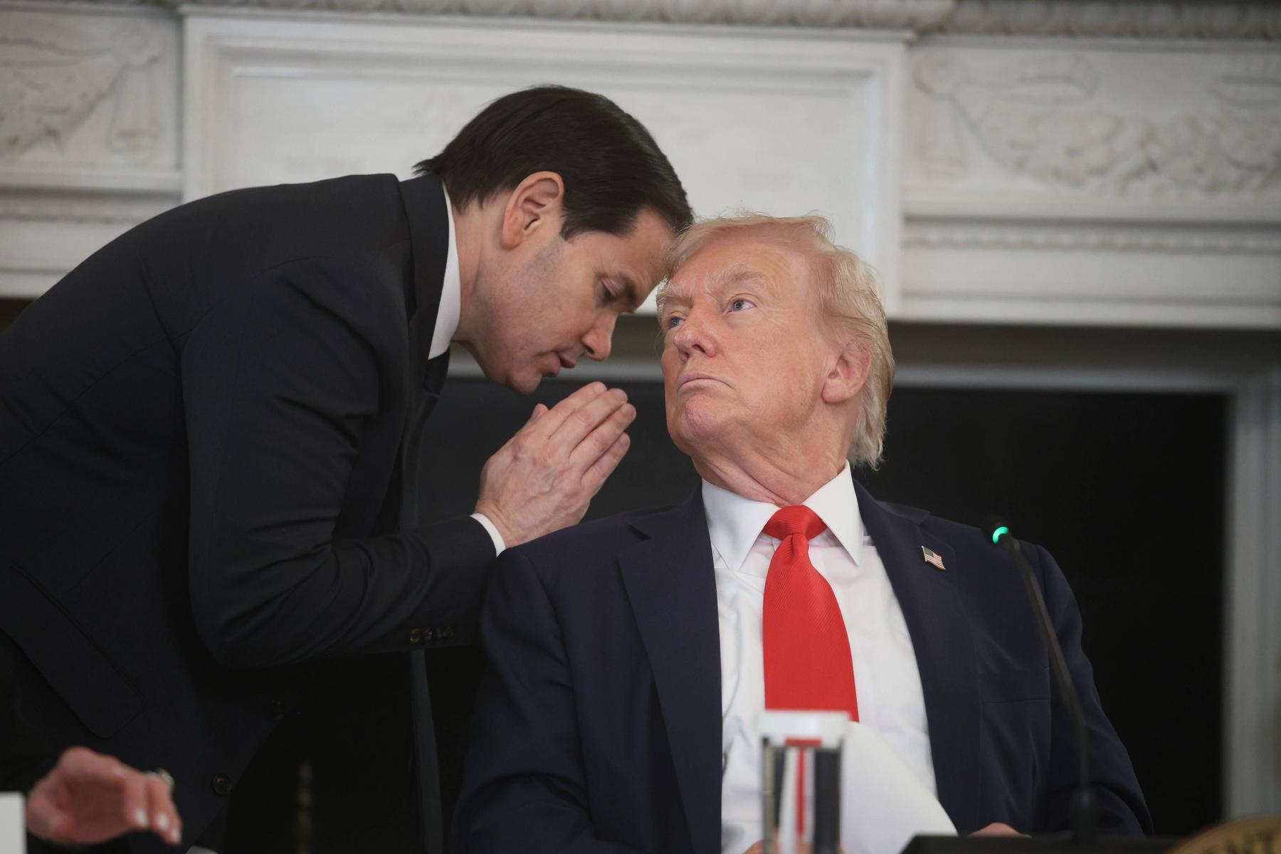 Gaza-Deal: Rubio schiebt Trump entscheidenden Zettel zu