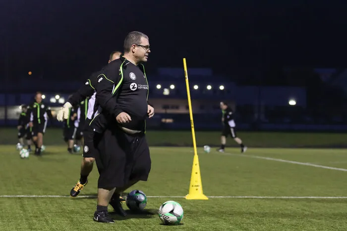 "Wir werden ein Teil von Sturm sein und in Messendorf trainieren. Jeder Sportler wurde von Sturm ausgerüstet und trägt mit Stolz die Dressen", meinte Thomas Gruber, der Trainer der Spieler mit geistiger Beeinträchtigung.