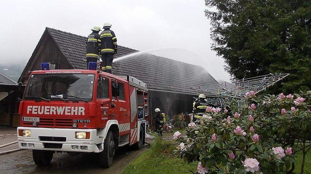 Feuerwehr war in Nadling nahe Tiffen im Einsatz