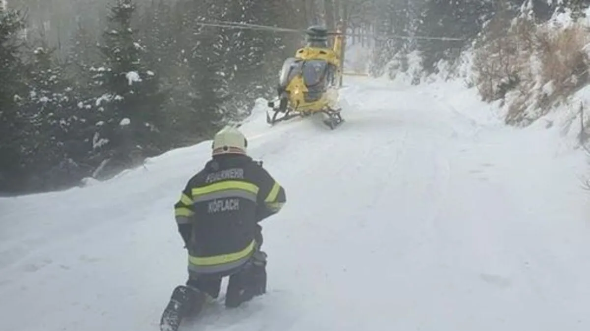 Einsatz nach Forstunfall