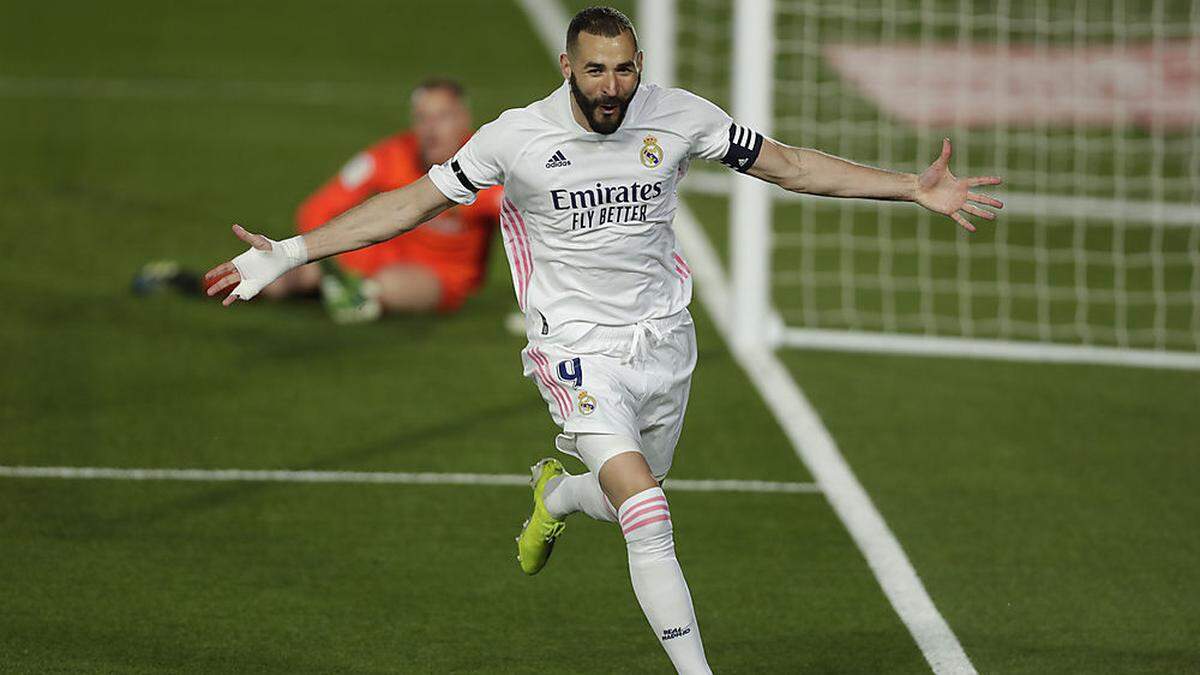 Karim Benzema könnte am Sonntag in Klagenfurt auflaufen 