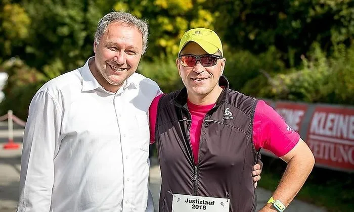 Die Richter Manfred Herrnhofer und Gernoth Kanduth veranstalteten zum 15. Mal den Justizlauf 