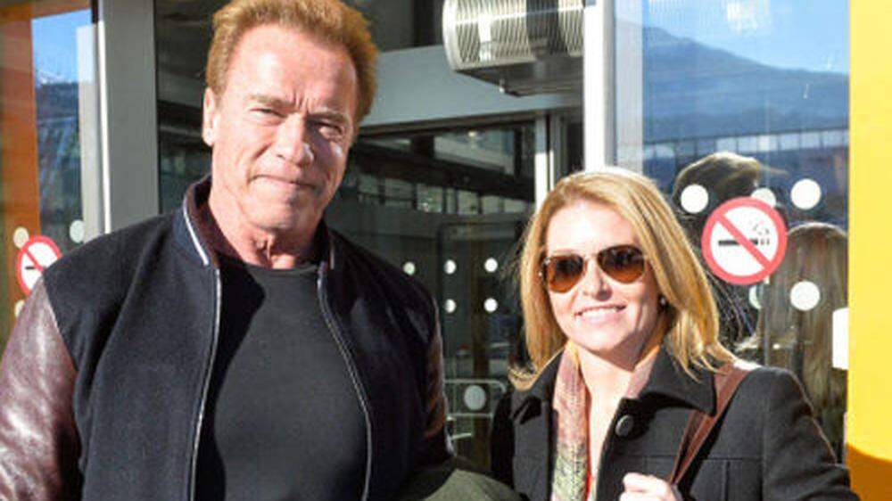 Schwarzenegger mit Freundin Milligan