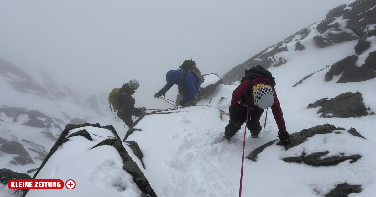 Mountaineering couple had to spend the night on the Grossglockner during a ...