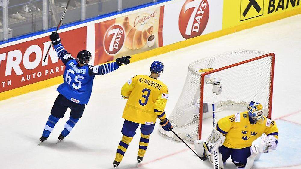 Finnland eliminierte den Titelverteidiger Schweden