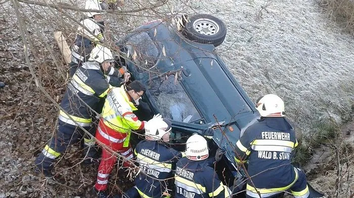 Unfall in Marhof