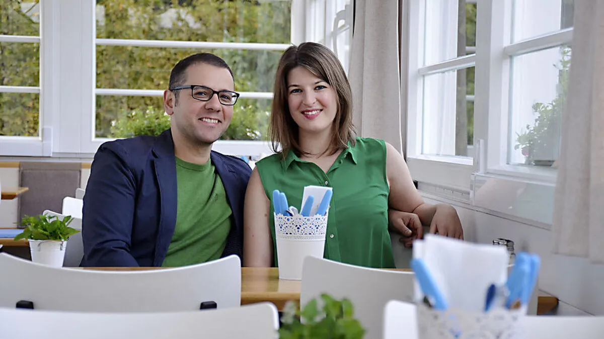 Edwin Baroian und Viktoria Prast