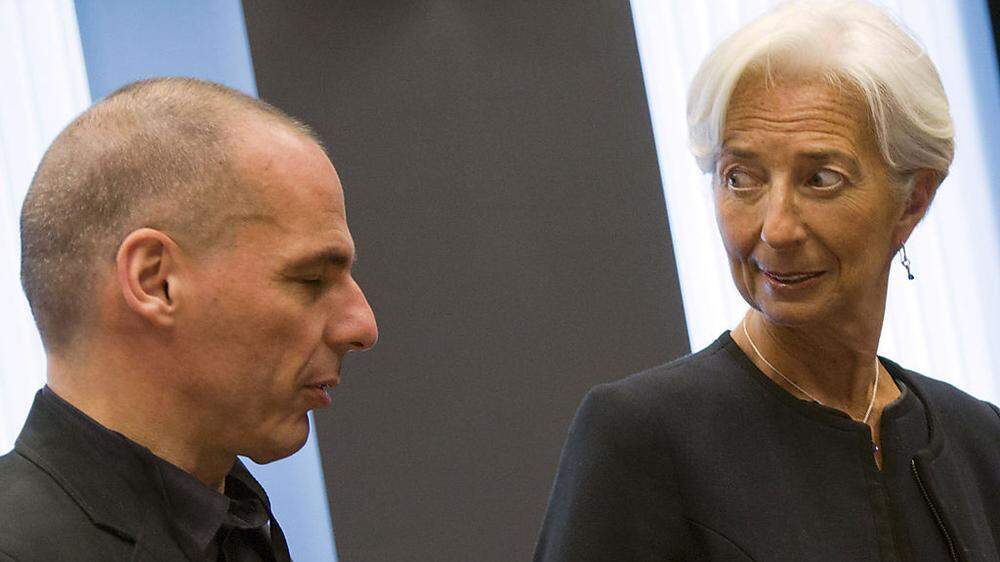 Christine Lagarde im Gespräch mit Yanis Varoufakis 