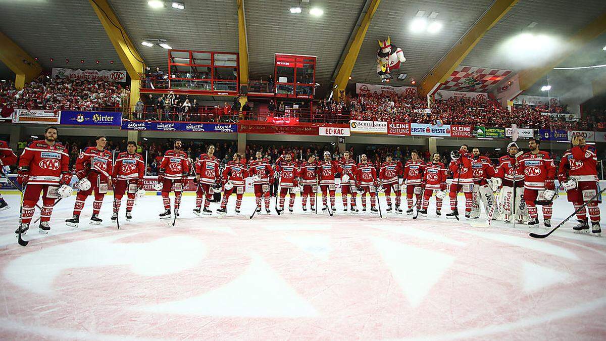 Der KAC siegte im 320. Derby