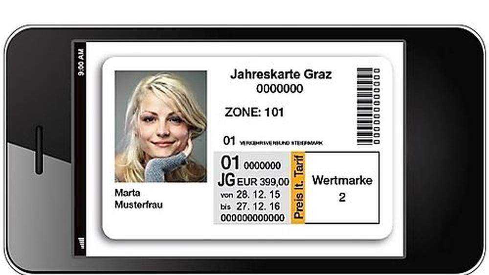 Die App &quot;Graz mobil&quot; wird sämtliche Fahrkartenmodelle anzeigen