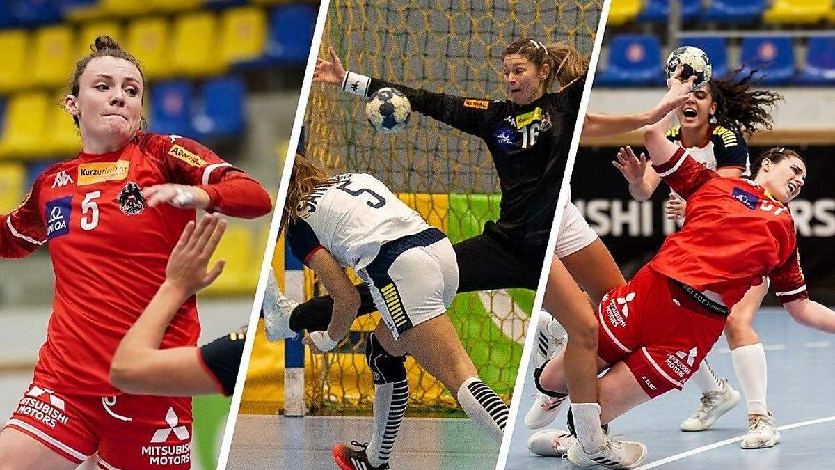 Starten in das Abenteuer WM: Sonja Frey, Josefine Huber und Petra Blazek (von links) 