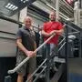 Dietmar Zotter und Robert Schinnerl arbeiten bei der Firma Rondo in St. Ruprecht an der Raab als Druckstufenvortechniker und Drucktechniker