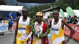 Kenianische Festspiel beim „King of Heiligenblut“: Am Ende siegte Atuya (Mitte) 