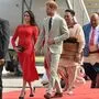 Meghan und Harry bei ihrer Ankunft auf Tonga