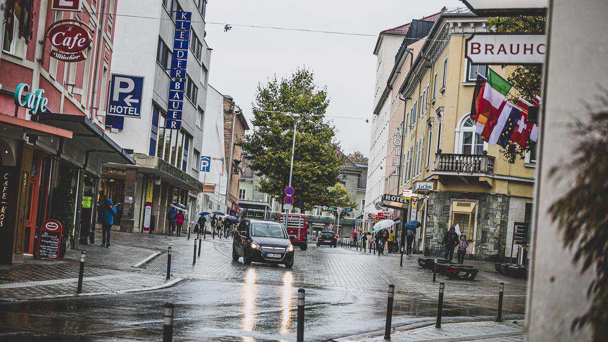 In der Villacher Bahnhofstraße kam es zu einem Verkehrsunfall