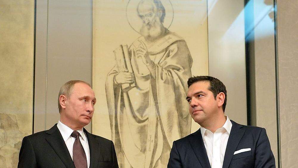 Vladimir Putin und Alexis Tsipras