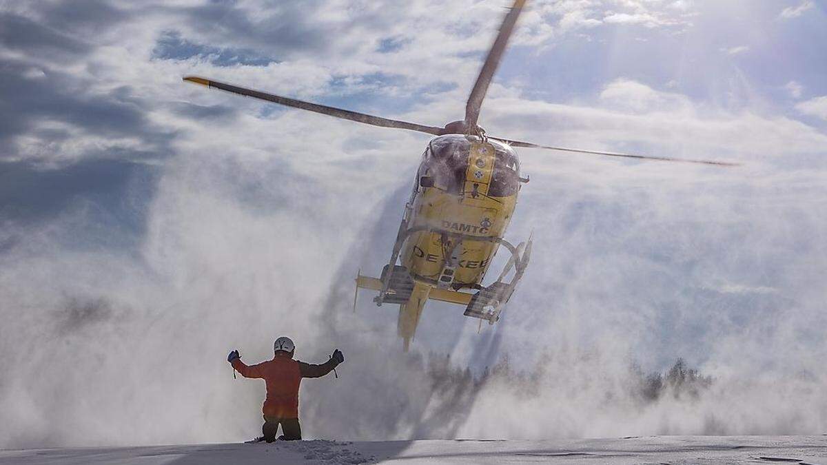 Einsatz für den Rettungshubschrauber