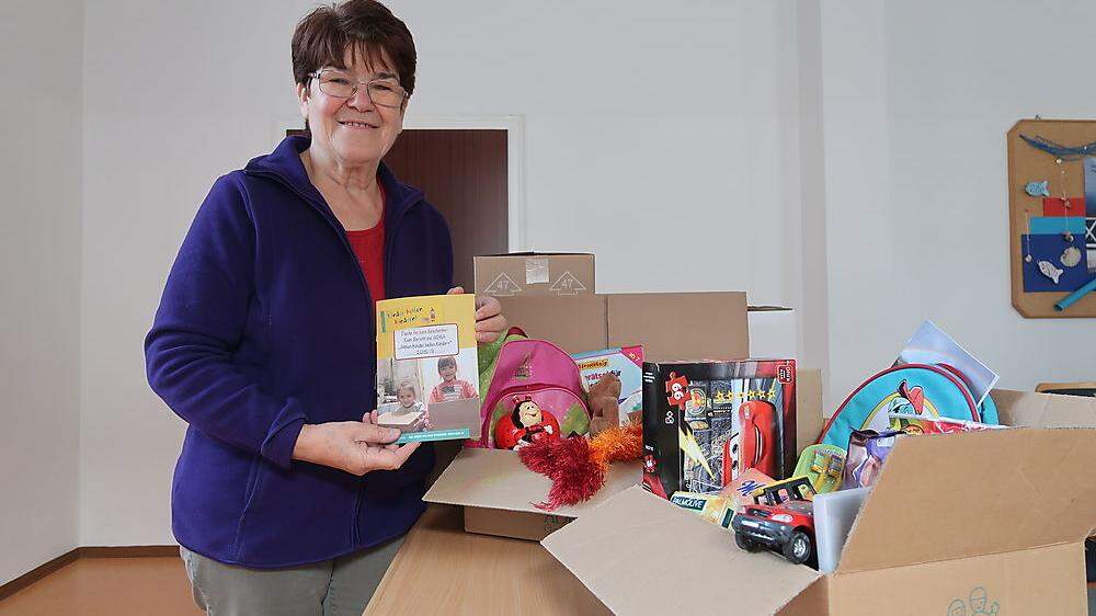 Felicitas Haring sammelt wieder Packerl für Kinder