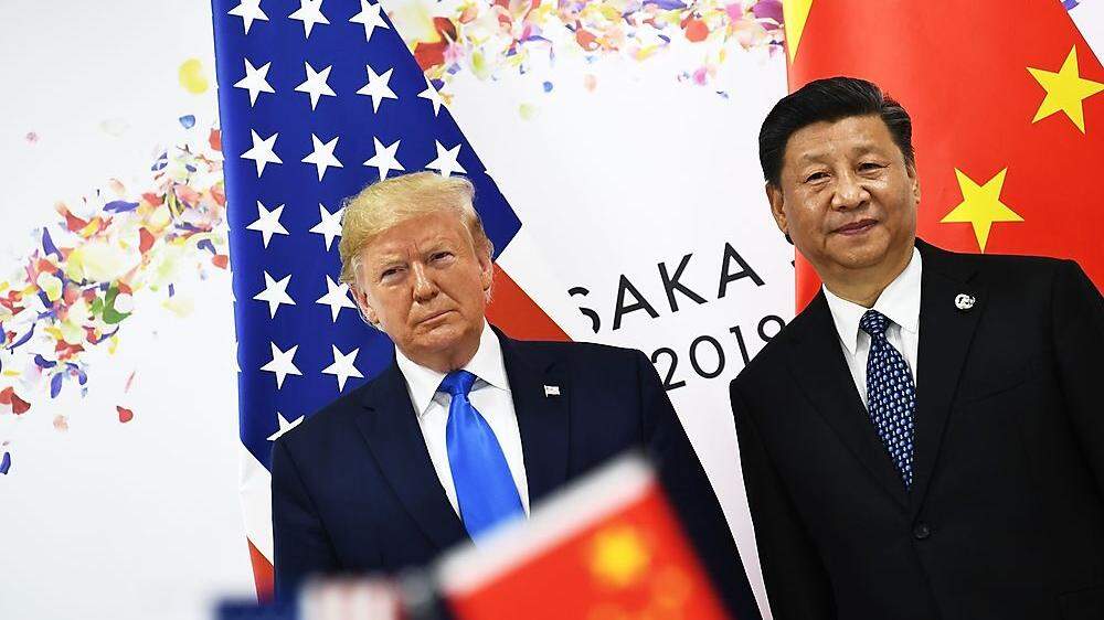 Im Handelskrieg: Trump und Chinas Präsident Xi Jinping