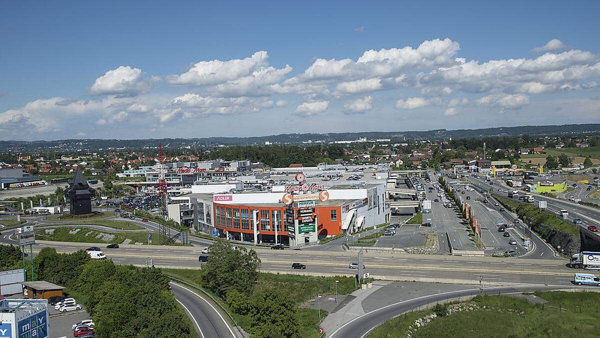 Bei vielen Kunden beliebt, juristisch ein schwieriger Fall: die Shoppingcity Seiersberg