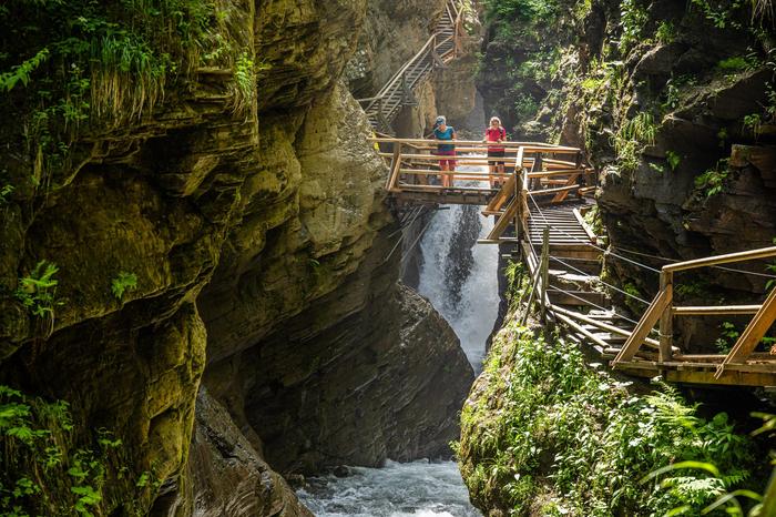 Die Raggaschlucht wird erweitert und saniert