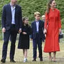 William und Kate mit ihren Kindern George und Charlotte