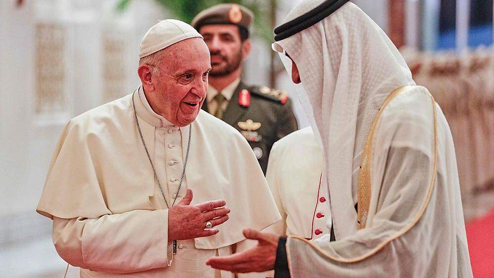 Papst Franziskus in Abu Dhabi 