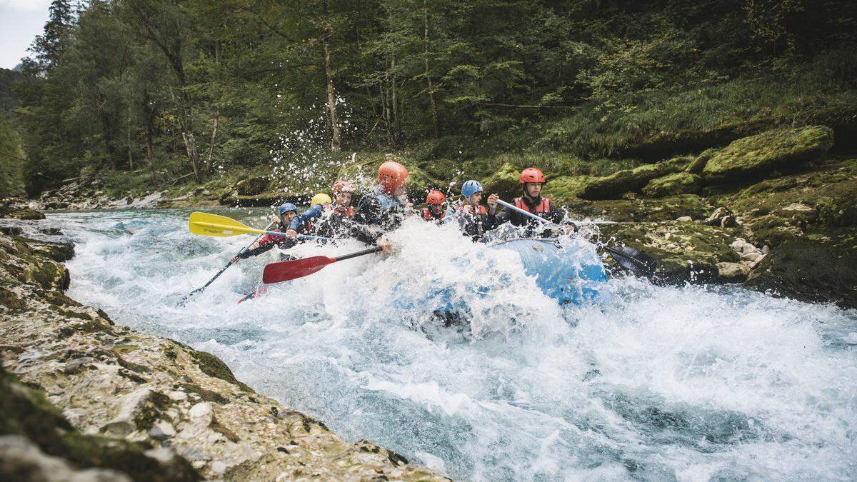 Rafting auf der Salza im Gesäuse